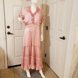 accessories for pink lace dress Pink Classic Lolita Accessories Handmade Lace main image 0